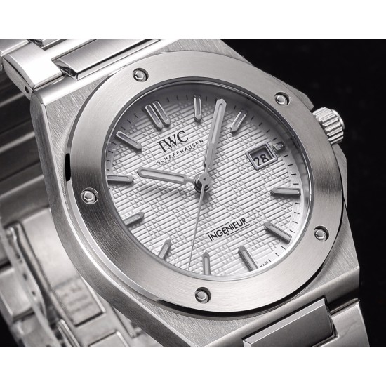IWC-Ingeniuer Automatic 40mm SS/SS Patterned White Dial GHF A9015