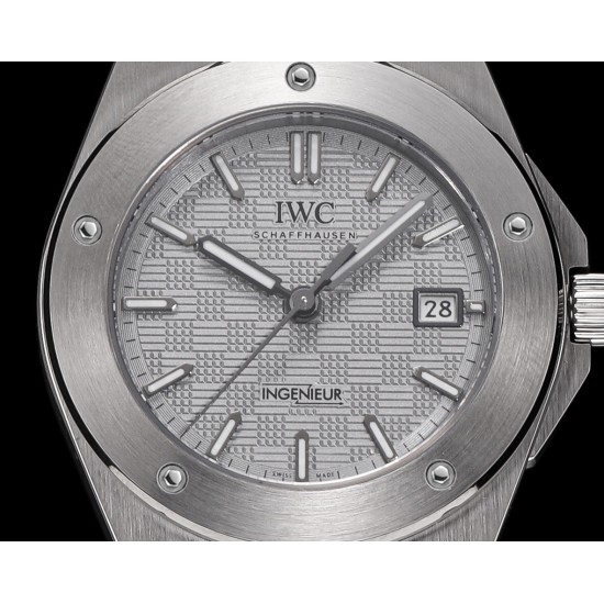 IWC-Ingeniuer Automatic 40mm SS/SS Patterned Grey Dial GHF A9015