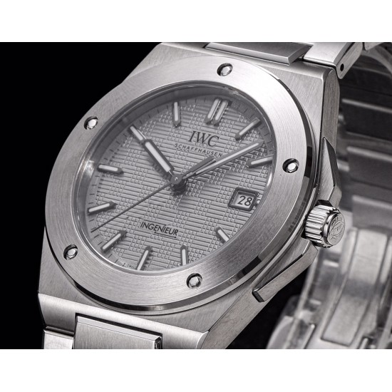 IWC-Ingeniuer Automatic 40mm SS/SS Patterned Grey Dial GHF A9015
