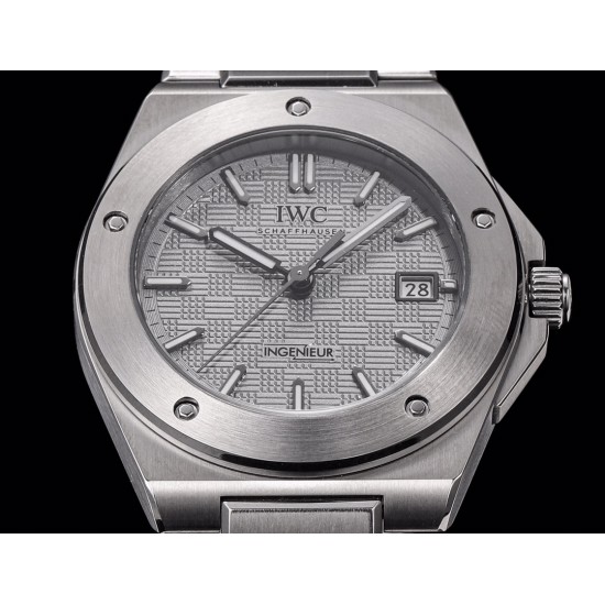 IWC-Ingeniuer Automatic 40mm SS/SS Patterned Grey Dial GHF A9015