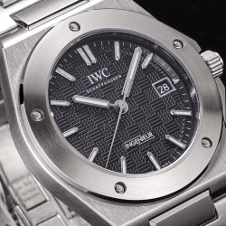 IWC-Ingeniuer Automatic 40mm SS/SS Patterned Black Dial GHF A9015