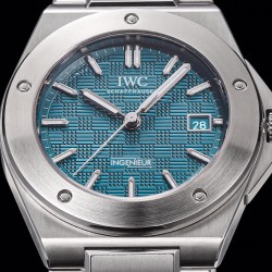 IWC-Ingeniuer Automatic 40mm SS/SS Patterned Ice Blue Dial GHF A9015