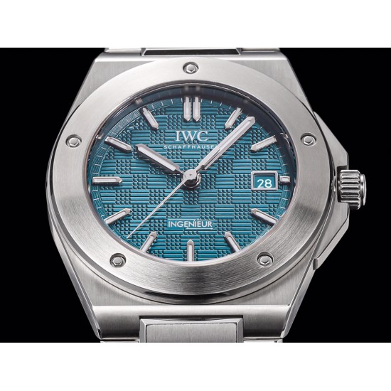 IWC-Ingeniuer Automatic 40mm SS/SS Patterned Ice Blue Dial GHF A9015