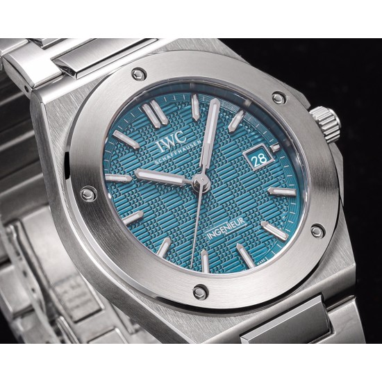 IWC-Ingeniuer Automatic 40mm SS/SS Patterned Ice Blue Dial GHF A9015