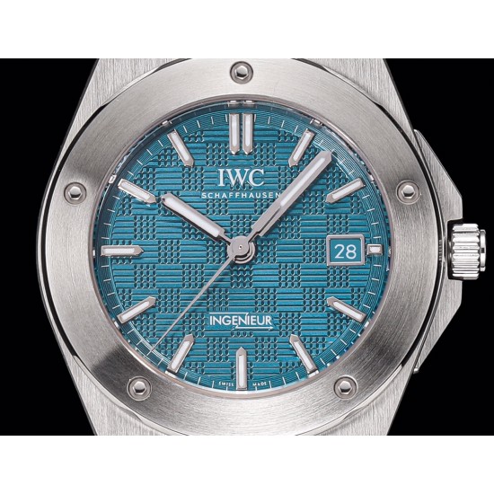 IWC-Ingeniuer Automatic 40mm SS/SS Patterned Ice Blue Dial GHF A9015