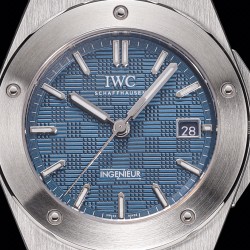 IWC-Ingeniuer Automatic 40mm SS/SS Patterned Blue Dial GHF A9015