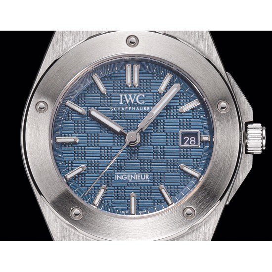 IWC-Ingeniuer Automatic 40mm SS/SS Patterned Blue Dial GHF A9015