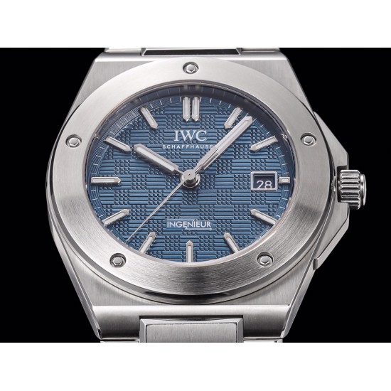 IWC-Ingeniuer Automatic 40mm SS/SS Patterned Blue Dial GHF A9015