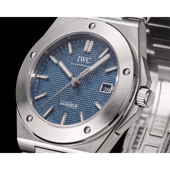 IWC-Ingeniuer Automatic 40mm SS/SS Patterned Blue Dial GHF A9015