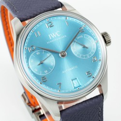 IWC-Portugieser 7 Days 2024 42mm SS/LE Light Blue Dial APS A52010