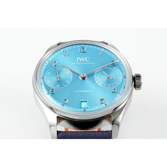IWC-Portugieser 7 Days 2024 42mm SS/LE Light Blue Dial APS A52010