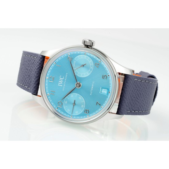 IWC-Portugieser 7 Days 2024 42mm SS/LE Light Blue Dial APS A52010