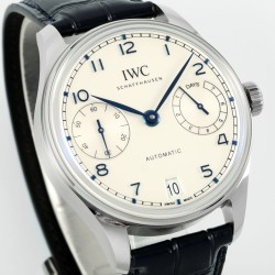 IWC-Portugieser 7 Days 2024 42mm SS/LE White/Blue APS A52010