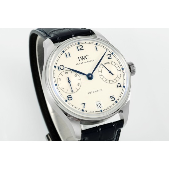 IWC-Portugieser 7 Days 2024 42mm SS/LE White/Blue APS A52010
