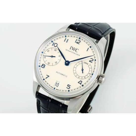 IWC-Portugieser 7 Days 2024 42mm SS/LE White/Blue APS A52010