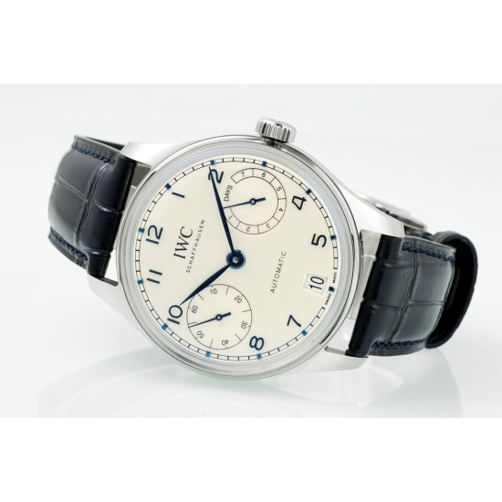 IWC-Portugieser 7 Days 2024 42mm SS/LE White/Blue APS A52010