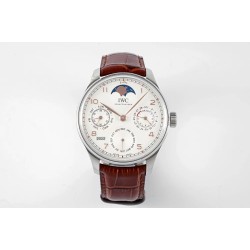 IWC-Portugieser Perpetual Calendar 5033 42mm SS/LE White Dial APSF A52010