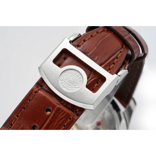 IWC-Portugieser Perpetual Calendar 5033 42mm SS/LE White Dial APSF A52010