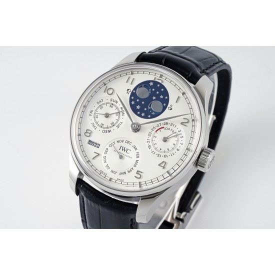 IWC-Portugieser Perpetual Calendar 5034 42mm SS/LE White/Num APSF A52010