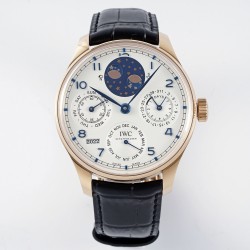 IWC-Portugieser Perpetual Calendar 5034 42mm RG/LE White/Num APSF A52010