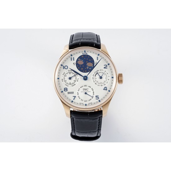 IWC-Portugieser Perpetual Calendar 5034 42mm RG/LE White/Num APSF A52010