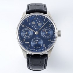 IWC-Portugieser Perpetual Calendar 5034 42mm SS/LE Blue/Num APSF A52010