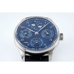 IWC-Portugieser Perpetual Calendar 5034 42mm SS/LE Blue/Num APSF A52010