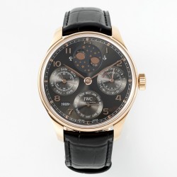 IWC-Portugieser Perpetual Calendar 5034 42mm RG/LE Black/Num APSF A52010