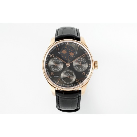 IWC-Portugieser Perpetual Calendar 5034 42mm RG/LE Black/Num APSF A52010