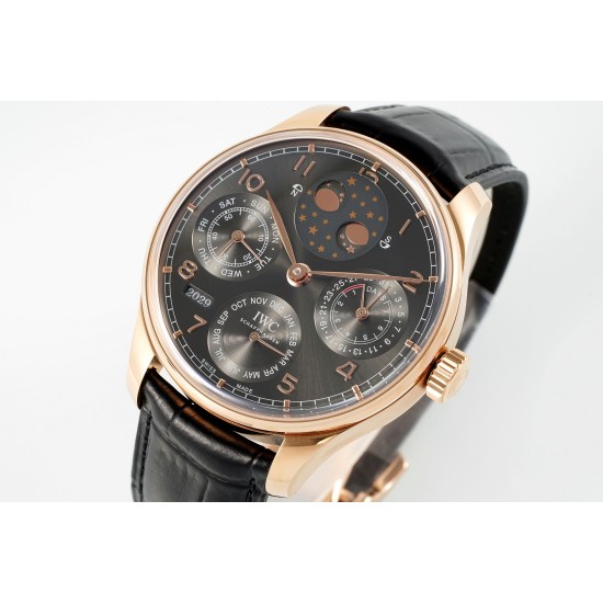 IWC-Portugieser Perpetual Calendar 5034 42mm RG/LE Black/Num APSF A52010