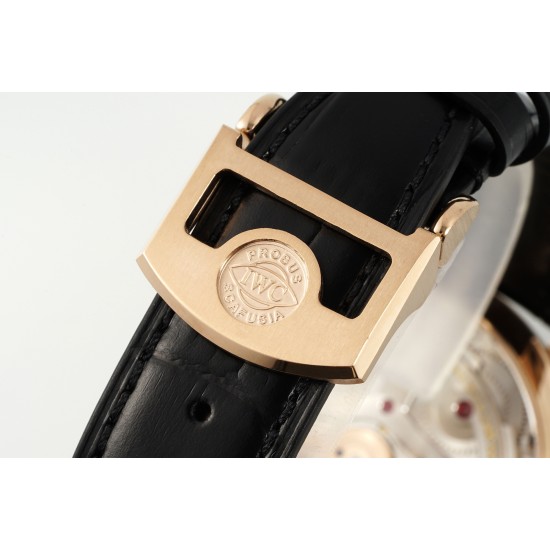 IWC-Portugieser Perpetual Calendar 5034 42mm RG/LE Black/Num APSF A52010