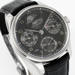 IWC-Portugieser Perpetual Calendar 5034 42mm SS/LE Black/Num APSF A52010