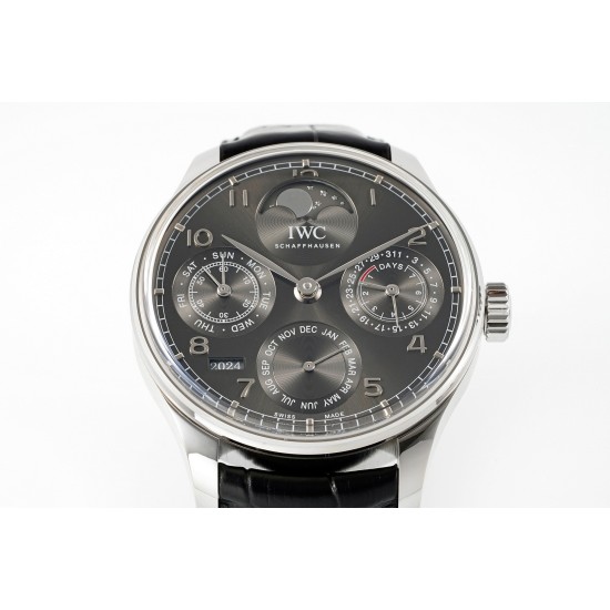 IWC-Portugieser Perpetual Calendar 5034 42mm SS/LE Black/Num APSF A52010