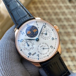 IWC-Portugieser Perpetual Calendar 5034 42mm RG/LE White/Num APSF A52010