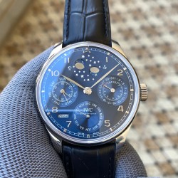 IWC-Portugieser Perpetual Calendar 5034 42mm SS/LE Blue/Num APSF A52010