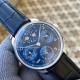 IWC-Portugieser Perpetual Calendar 5034 42mm SS/LE Blue/Num APSF A52010