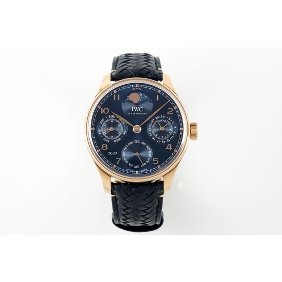IWC-Portugieser Perpetual Calendar 3033 RG/LE Blue/Num APSF A52010