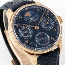 IWC-Portugieser Perpetual Calendar 3033 RG/LE Blue/Num APSF A52010