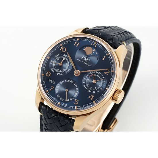 IWC-Portugieser Perpetual Calendar 3033 RG/LE Blue/Num APSF A52010