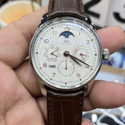 IWC-Portugieser Perpetual Calendar 5033 42mm SS/LE White/Num V9F A52610