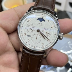 IWC-Portugieser Perpetual Calendar 5033 42mm SS/LE White/Num V9F A52610