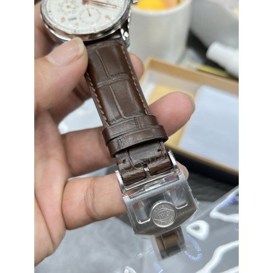 IWC-Portugieser Perpetual Calendar 5033 42mm SS/LE White/Num V9F A52610