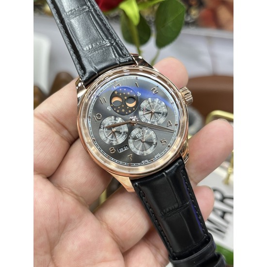 IWC-Portugieser Perpetual Calendar 5033 42mm RG/LE Grey/Num V9F A52610