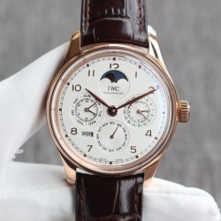 IWC-Portugieser Perpetual Calendar 5033 42mm RG/LE White/Num V9F A52610