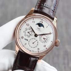 IWC-Portugieser Perpetual Calendar 5033 42mm RG/LE White/Num V9F A52610