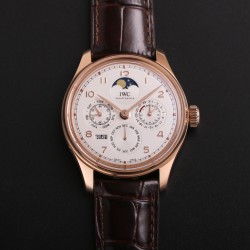 IWC-Portugieser Perpetual Calendar 5033 42mm RG/LE White/Num V9F A52610
