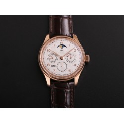 IWC-Portugieser Perpetual Calendar 5033 42mm RG/LE White/Num V9F A52610