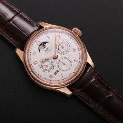 IWC-Portugieser Perpetual Calendar 5033 42mm RG/LE White/Num V9F A52610