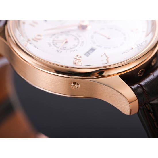 IWC-Portugieser Perpetual Calendar 5033 42mm RG/LE White/Num V9F A52610