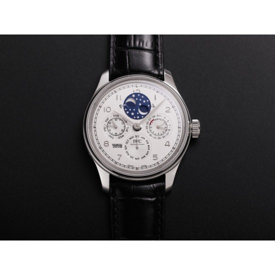 IWC-Portugieser Perpetual Calendar 5033 42mm SS/LE White/Num V9F A52610